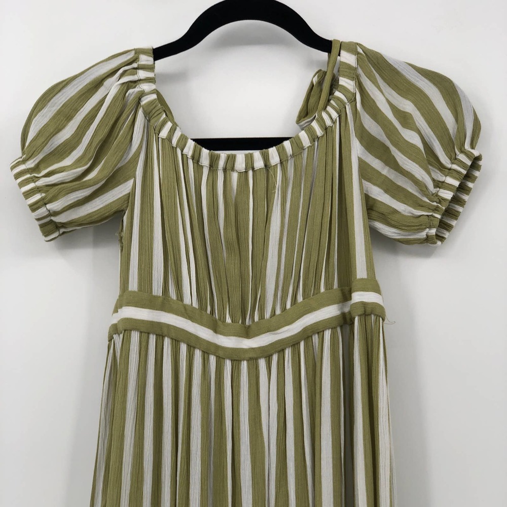 MICHAEL MICHAEL KORS Striped Tie-Sleeve Maxi Dress XS - Picture 8 of 12